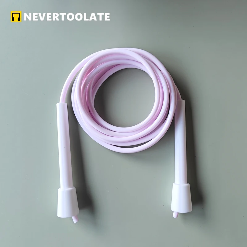 Jump Rope 6mm diameter PVC 130 GRAM finess crossfit ra handle yellow purple