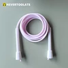NEVERTOOLATE 6mm diameter PVC jump ROPE 130 GRAM finess crossfit ra handle yellow purple 6