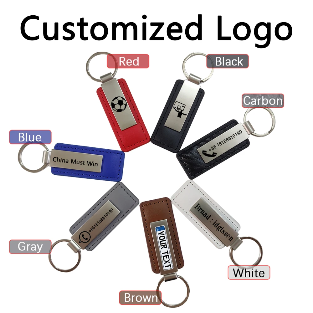 Leather Metal Car Key Chain Keychain Car Key Ring For Aixam MINAUTO Cross City Pack GTO GTI Crossline Crossover Accessories