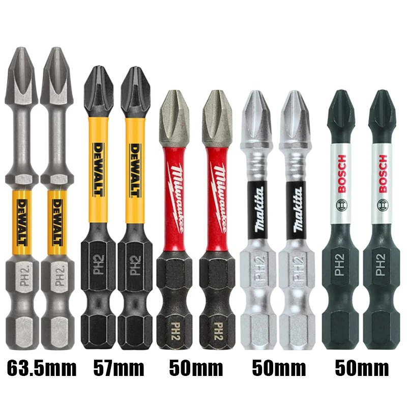 Набор ударных головок DEWALT Bosch Makita Milwaukee PH2 50 мм 57 |