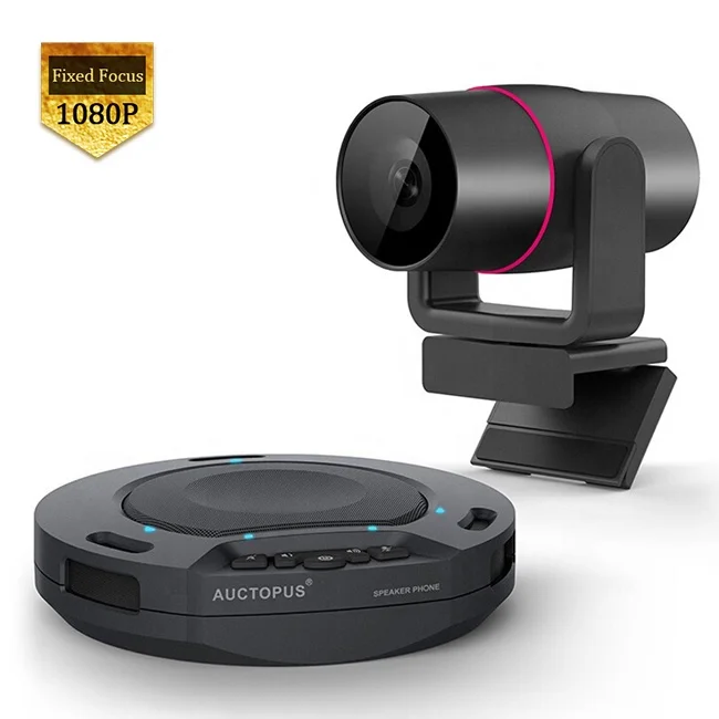 

Video Camera 120 Wide Angle Wireless Conference Microphone HD 1080P Room Meeting Systems
