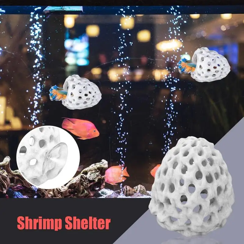 Simulated porous coral stone Aquarium Hides Shelter House Small Fish Tank Decoration Aquaculture Shrimp Cave Pet Supplies aquarium decoration