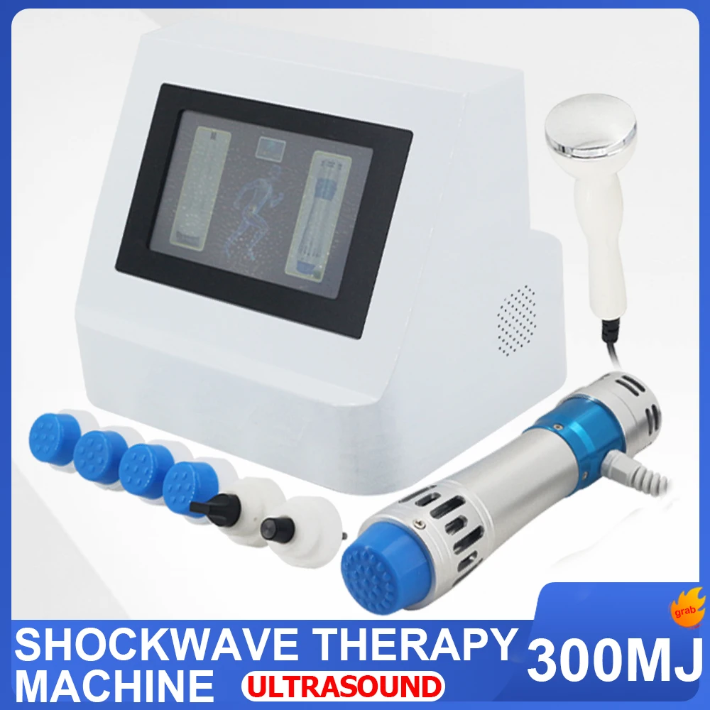 

300MJ Shockwave Therapy Machine For Effective ED Treatment Relief Pain Body Massage Professional Shock Wave Ultrasonic Massager