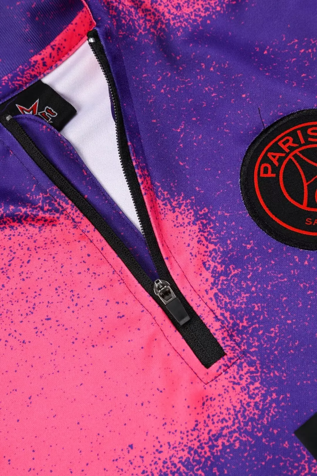 Kids Sports Suit Children's Clothing Tracksuit Boy Girl Pink Parisians Fans Half Zipper Jacket Training wear Games Jerseys Kids Soccer Kit