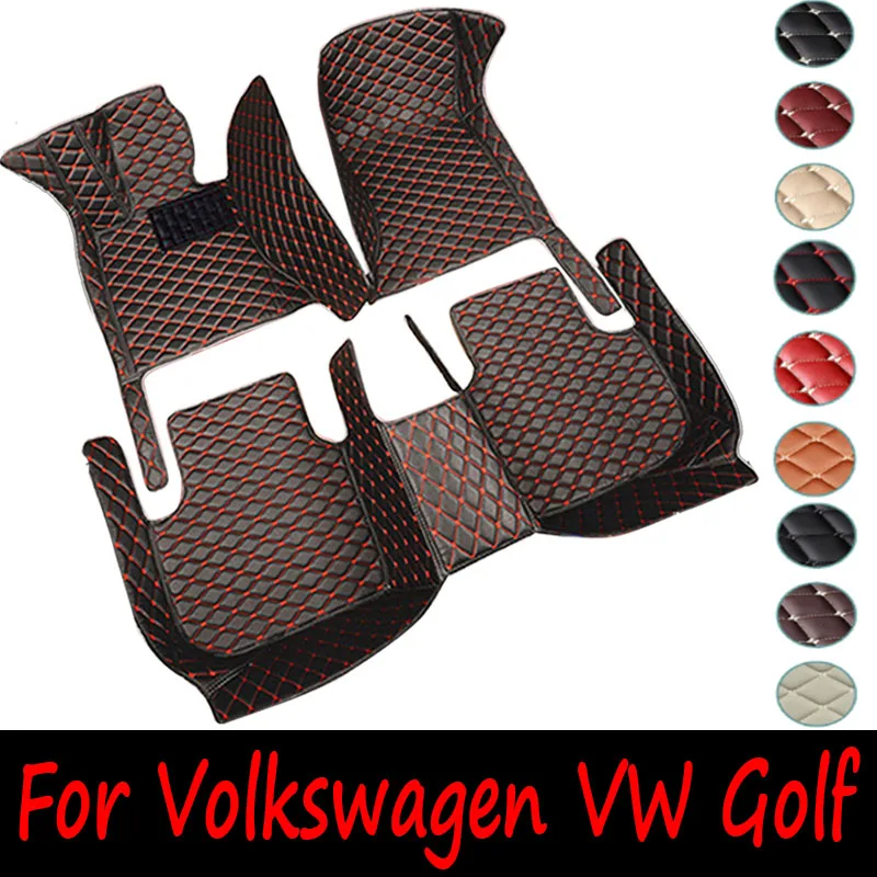 

Автомобильные коврики для Volkswagen VW Golf 5 MK5 A5 2003 ~ 2007, кожаный коврик, автозапчасти для интерьера, искусственная кожа, коврик, автомобильные аксессуары