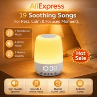 White Noise Machine for Sleeping with Night Light, Portable Sleep Sound Machine, 19 Soothing Sounds for Home Travel Relaxation 1