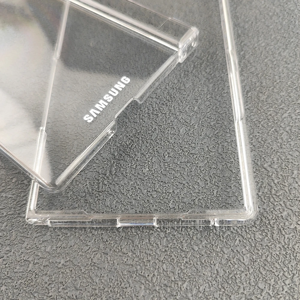 Transparent Protective Case with Front, Back, and Hinge Coverage for Samsung Galaxy Z Fold Series
