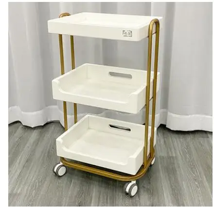 

Beauty car trolley massage SPA multi-functional nail storage mobile shelving special beauty salon