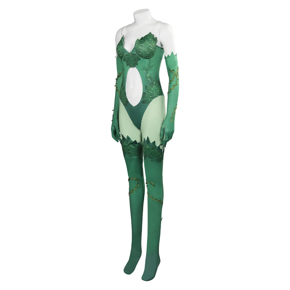 thumbnail image 5 of Disfraz de Cosplay de Anime Poison Cos Ivy, traje de fantasía, mono, guantes, traje de carnaval de Halloween, accesorios para niñas adultas, juego de rol, 5 of 5