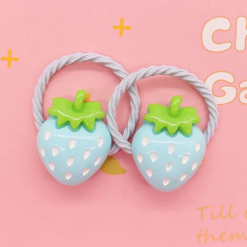 Vibrant Halloween Resin Strawberry Hair Accessories Set