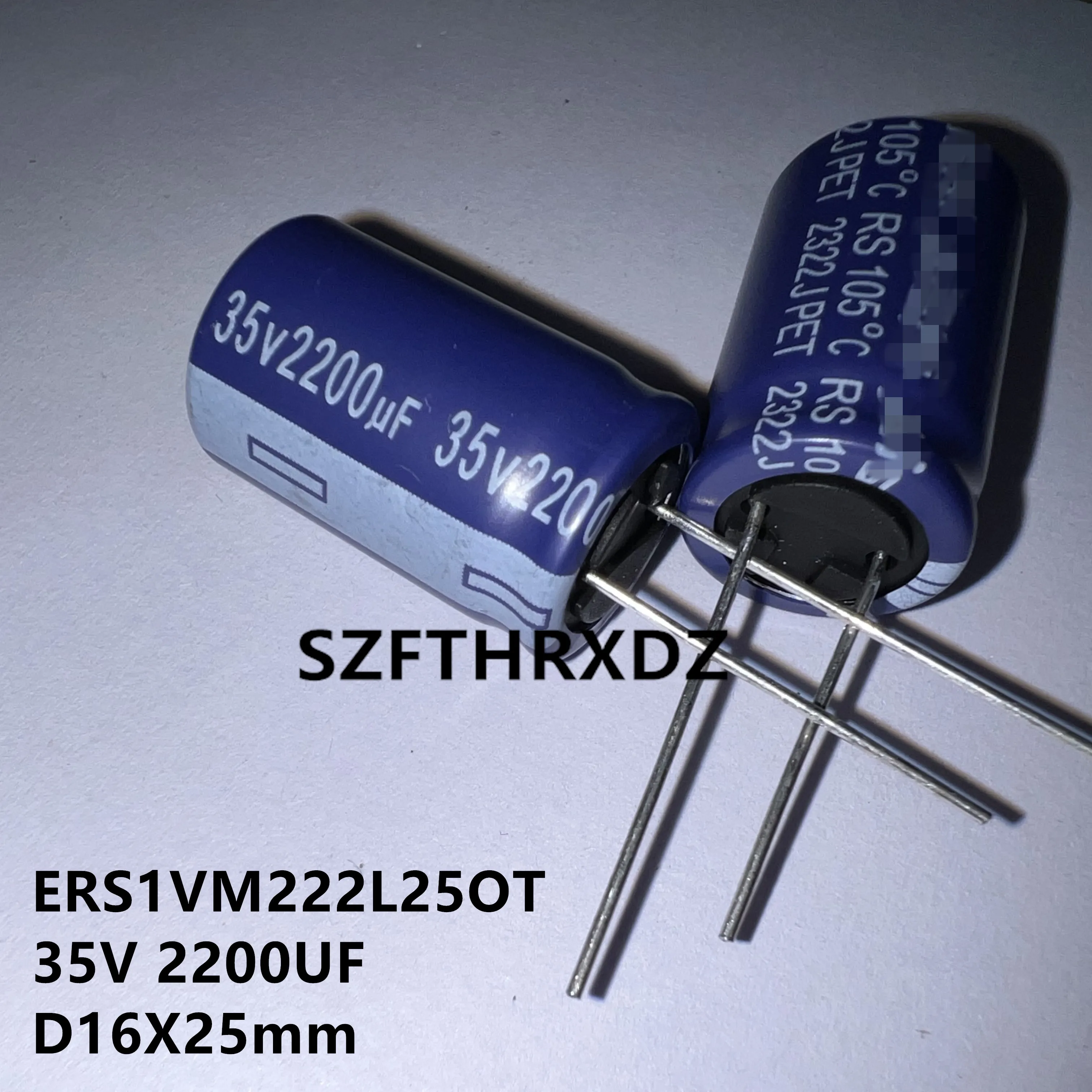 

100 шт., 100% новые импортные оригинальные ер1vm222l25ot 2200uF ± 20% 35V D16xL25mm