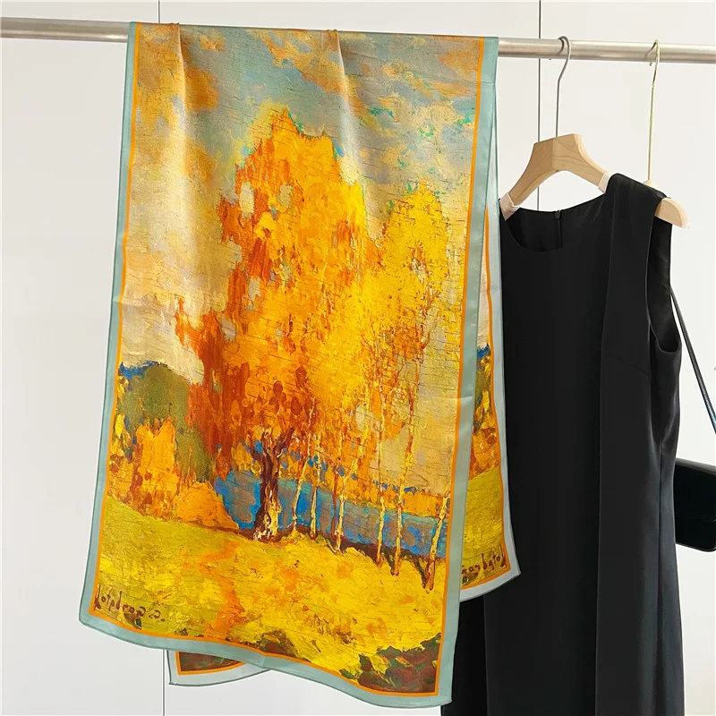 Long Silk Scarf 1