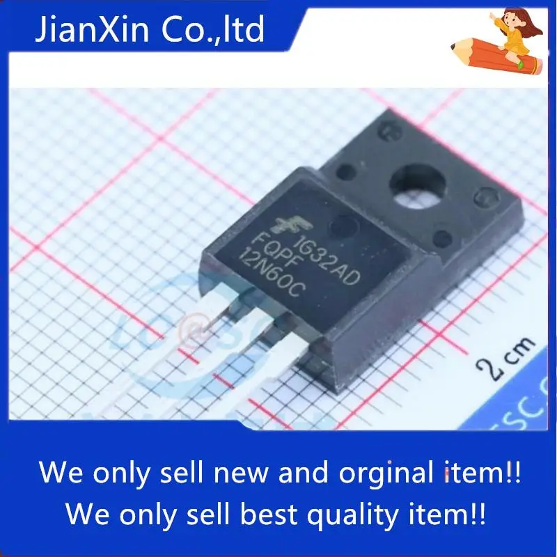 

10pcs 100% orginal new MOS (Field Effect Transistor) / FQPF12N60C