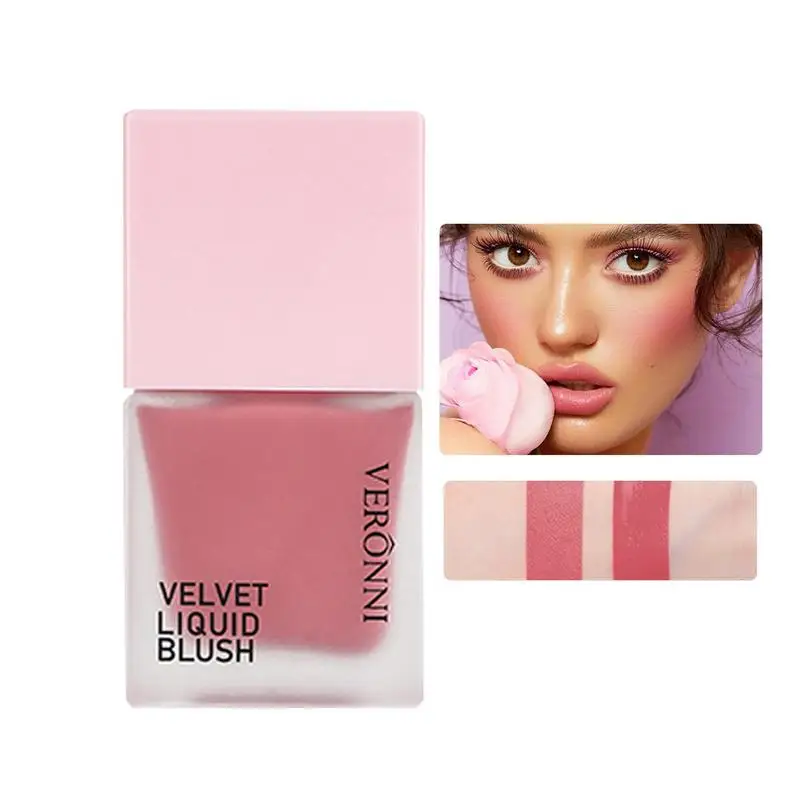 

Liquid Blush Waterproof Liquid Stick Natural Moisturizing Rouge Blushes Smooth Shimmer Highlighter Lip Tint Cosmetic Accessories