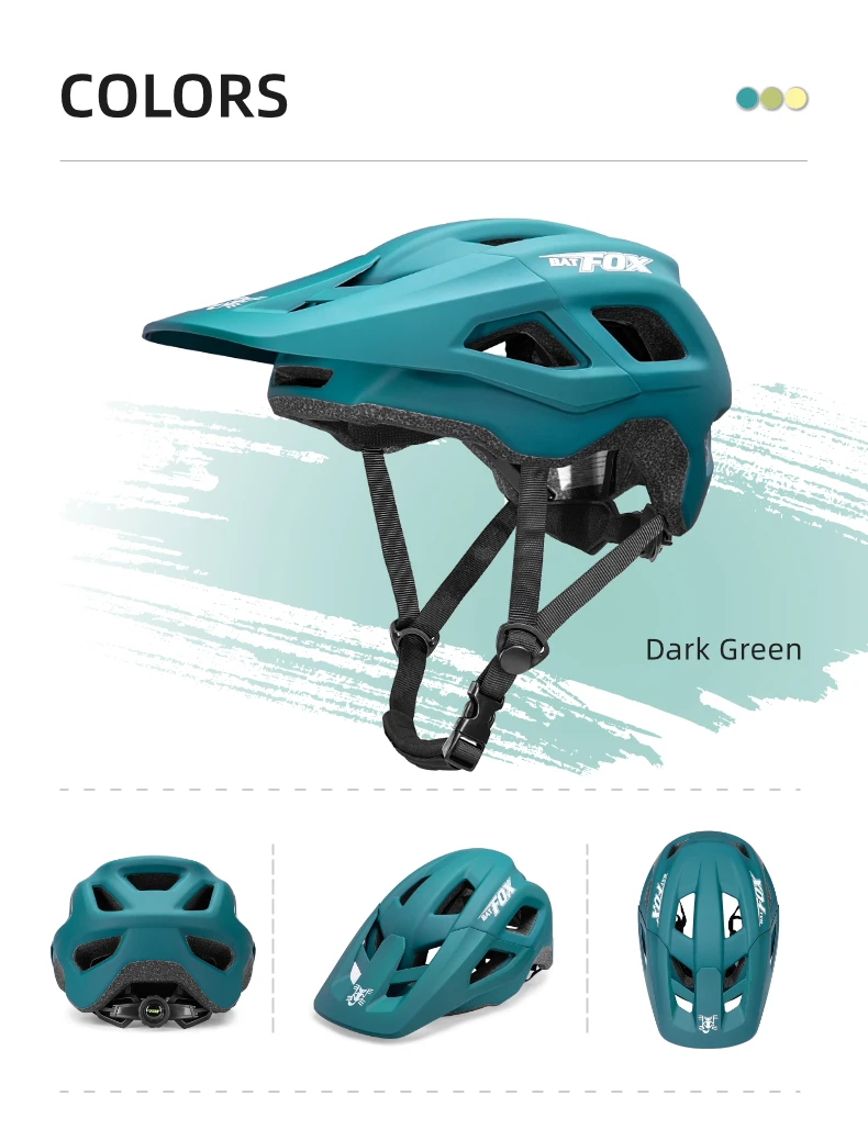 BATFOX 2026 Fahrradhelm für Herren und Damen, Integrierte Ultraleichte Belüftung, Pendler- und Rennrad-MTB-Fahrradhelm, Radsport-Sicherheitsausrüstung – Detail 9