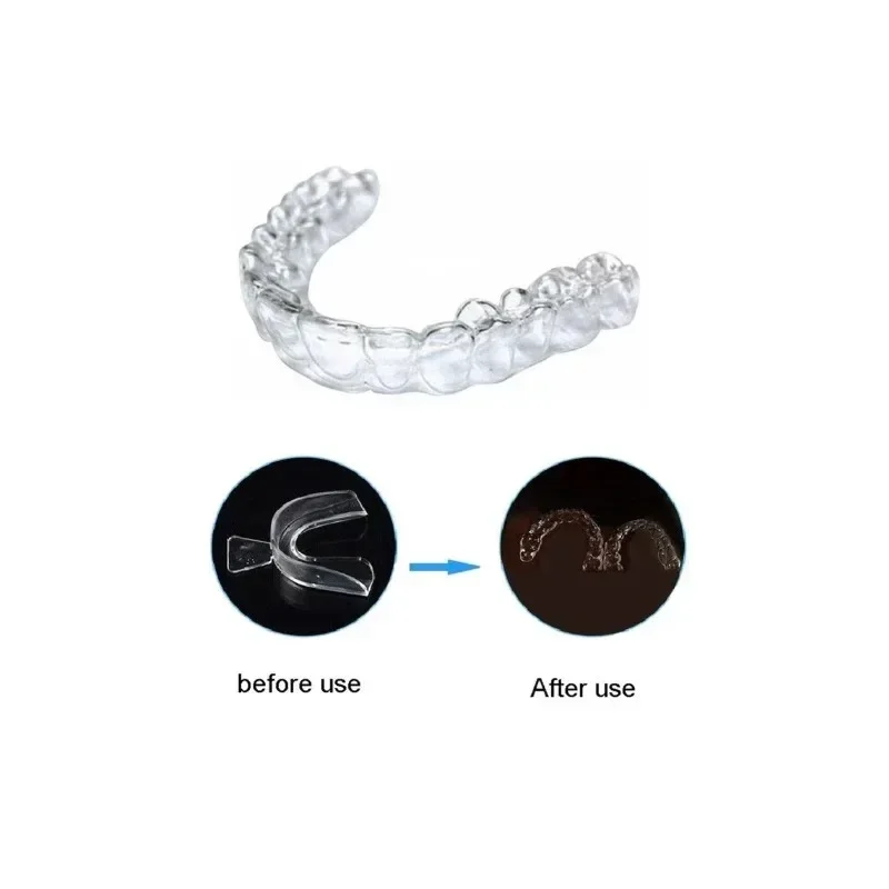 Sdotter Teeth Veneers Silicone Orthodontic Braces Dental Whiten Braces Bleaching Molding Tray Custom Moldable Thermoform Teeth