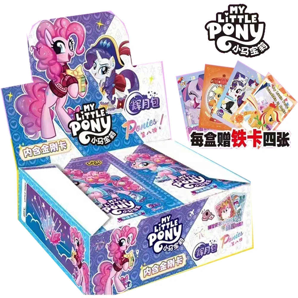 

Genuine My Little Pony Card For Children Anime Adventure Funny Party Rare Friendship Eternal Collection Card Birthday Toy Gift