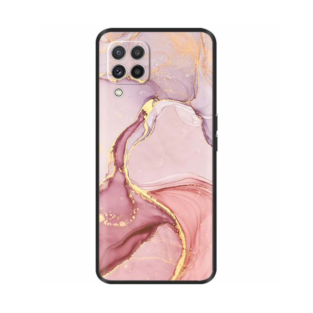 Floral Painted Silicone Protective Case - Elegant Bumper Cover