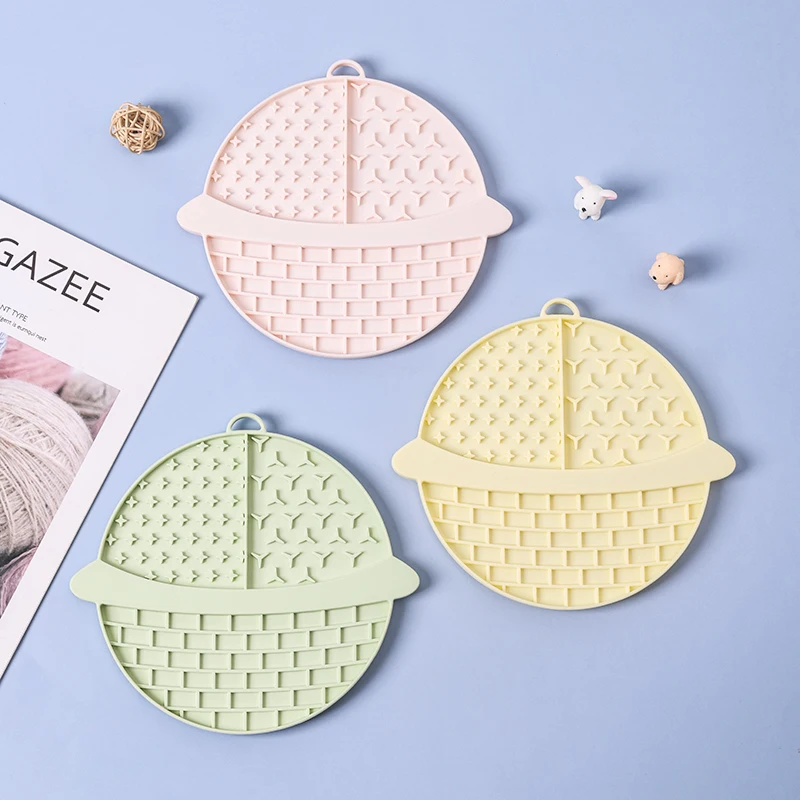 Tappetino in silicone per animali domestici, ciotola lenta per gatti e cani, ciotola lenta in silicone per alimenti, tappetino per snack per gatti - immagine 2