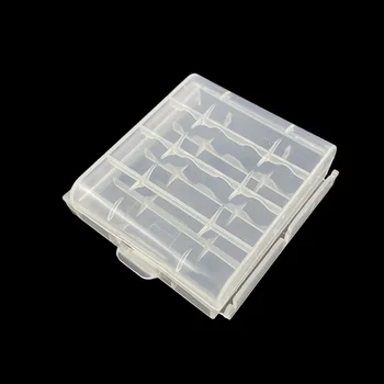 Custodia protettiva in plastica per batteria, supporto per coperchio, scatola di immagazzinaggio batteria AA/AAA, contenitore per parti di batterie 4xAA 4xAAA