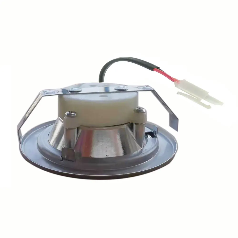 Cooker Hood Light Bulb 1.5W LED 12V DC 20W Halogen Light Bulb Equivalent 60mm Hole Frosted Cover Smoke Exhauster 2-Piece