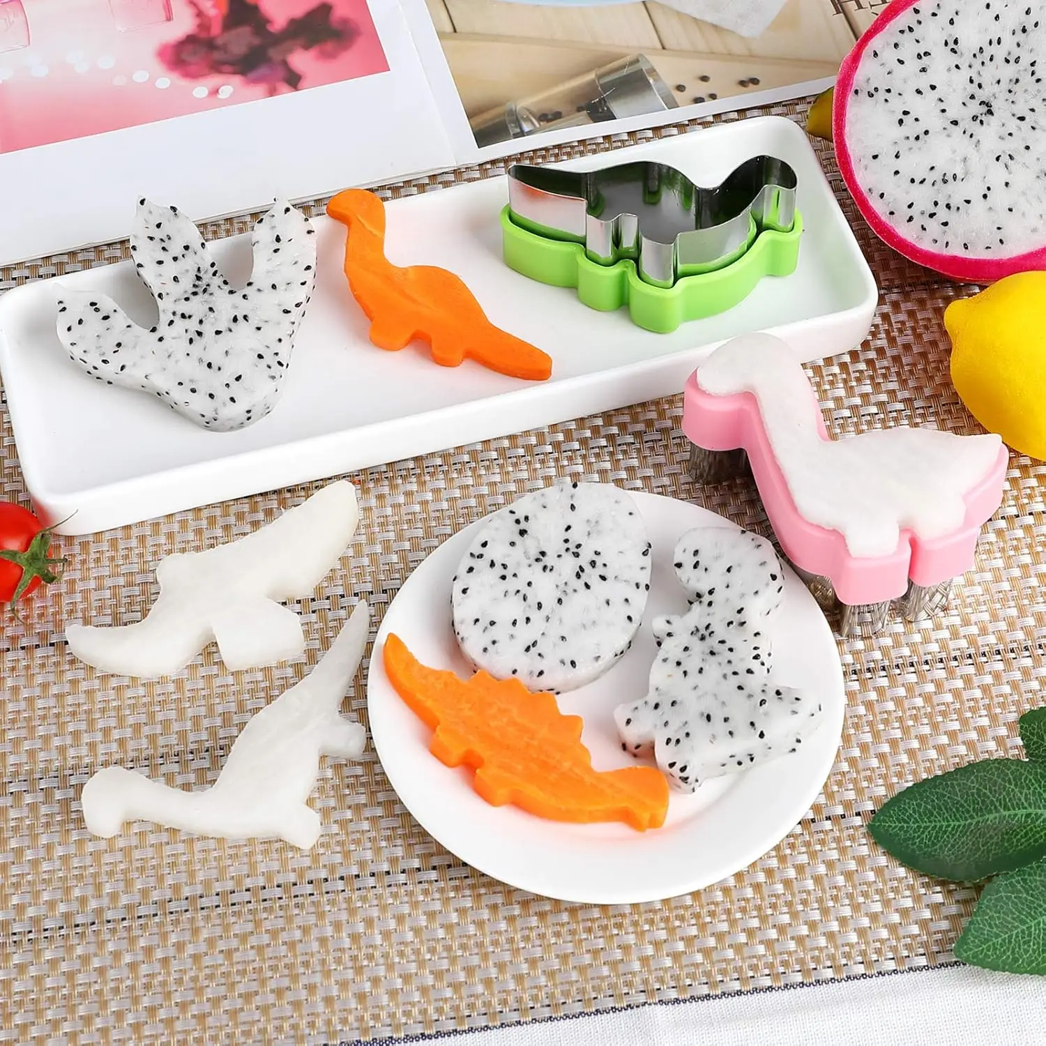 Cartoon Dinosaur Biscuit Molds Stainless Steel Cutter Mold Cookie Baking Tools Cake Decorating Pastry Set Kitchen Accessories