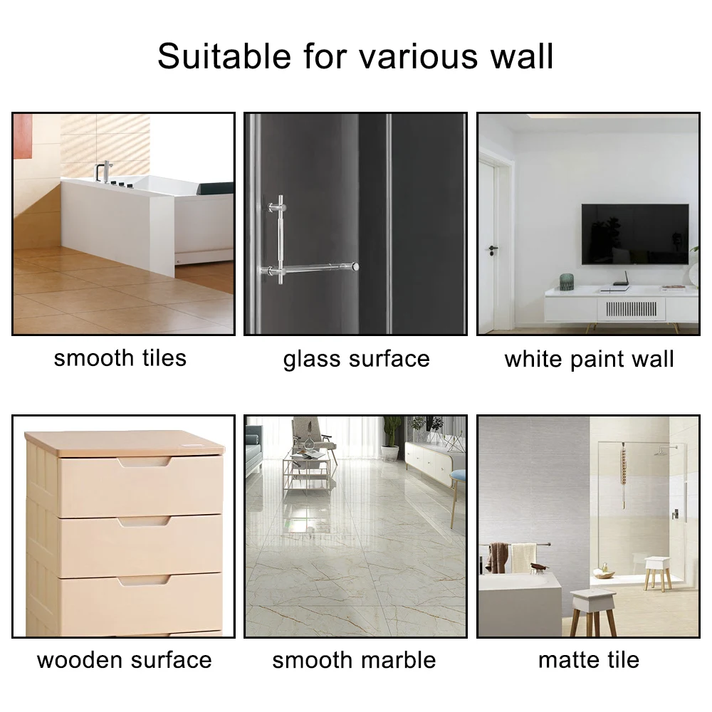 Shower Handle Shower Handles No Drilling Shower Handle with Suction Cup for Bathroom
