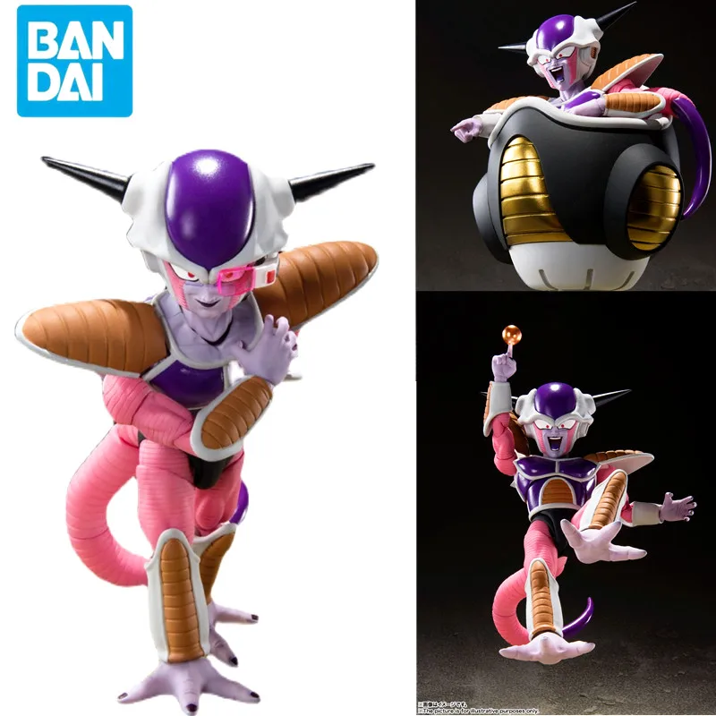 

Original Bandai S.H.Figuarts Dragon Ball Super Frieza Action Figure Frieza First Form & Freeza's Hover Pod Anime Figure Toy Gift