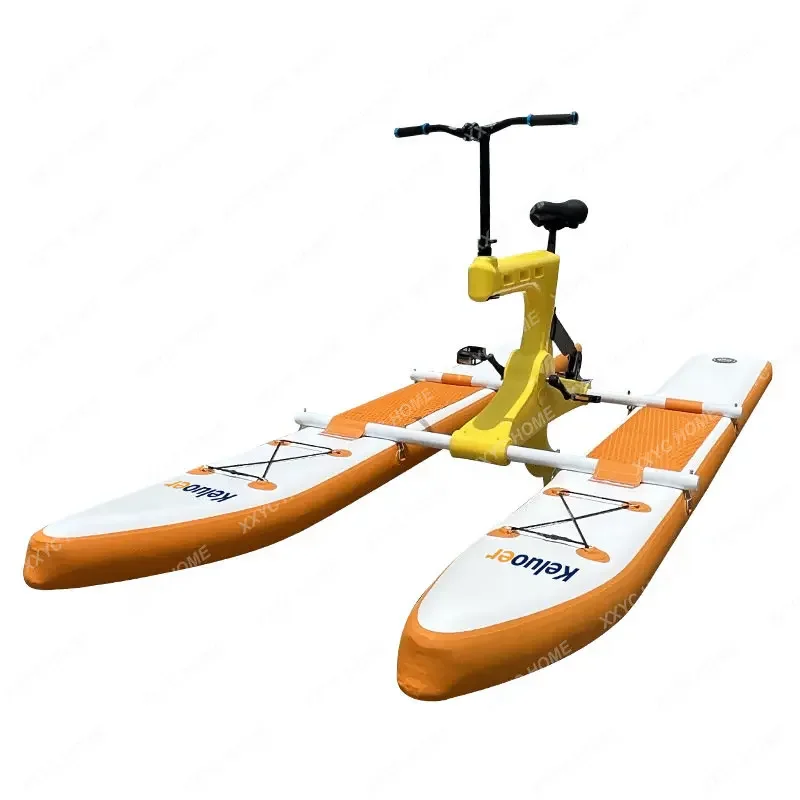 Sup Water Bike Singolo Galleggiante Gonfiabile Bicicletta Punto Panoramico Crociera Giro Turistico Pedalò Bycycle Per Gli Uomini