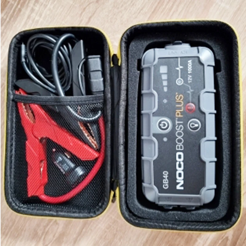 Hard EVA Outdoor Travel Protect Bag Carry Cover Case NOCO Boost Plus GB40 1000 Amp 12V UltraSafe Lithium Jump Starter jump starter case