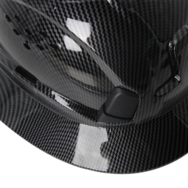 Full Brim Safety Helmet with Built in Goggles
