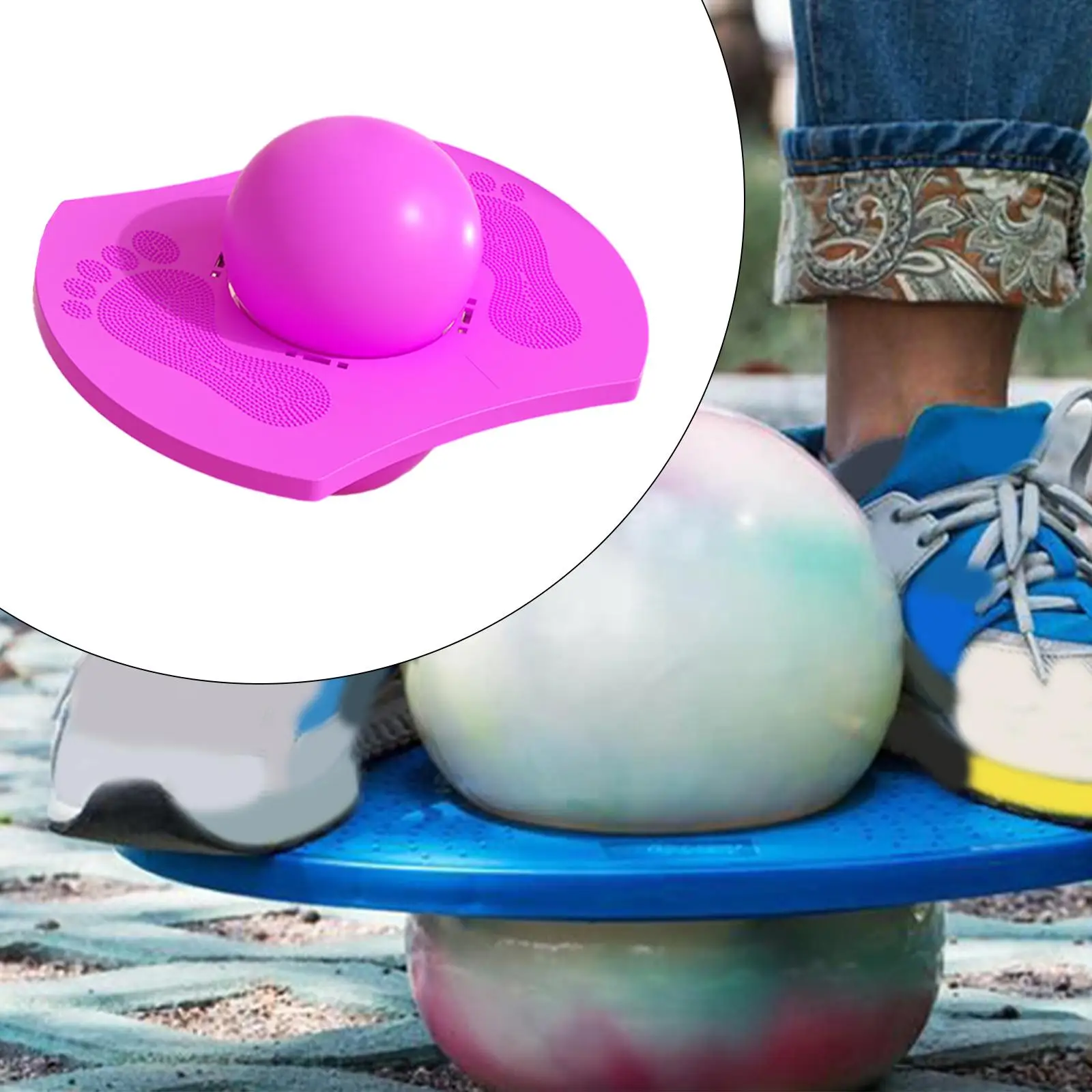 

Pogo Trick Ball Kids Bouncing Ball Exercise Pogo Ball for Games Indoor Toys