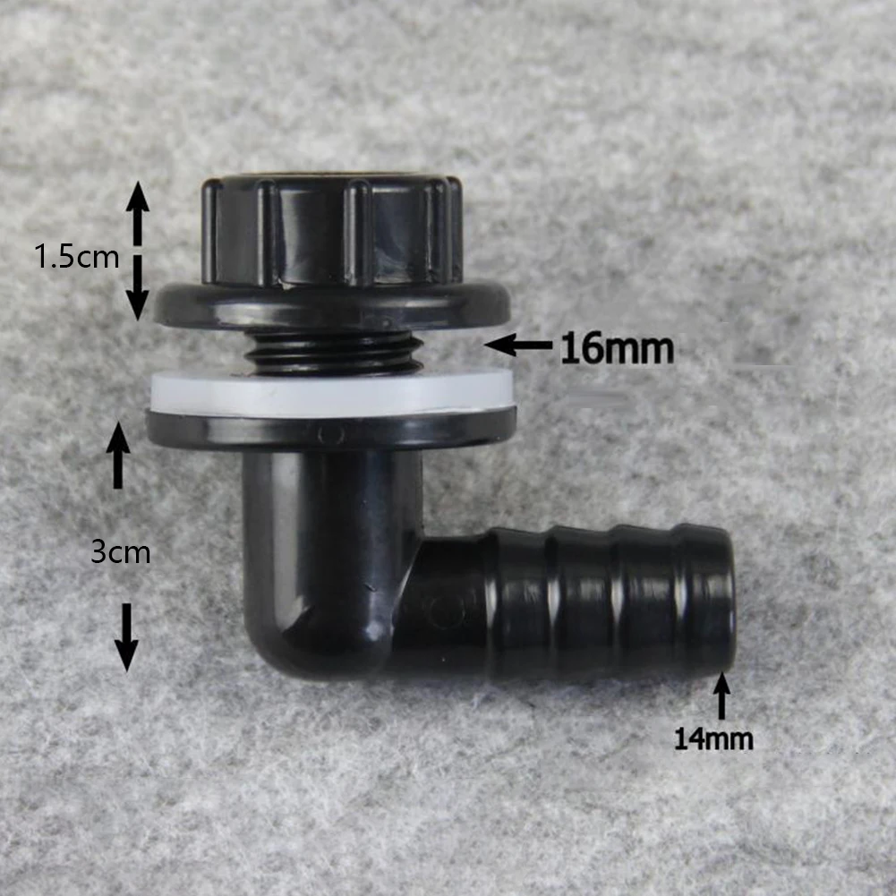 

Elbow Connector High Quality New Arrive Water Tank Outlet Connector Watering Equipment 3/8\\\" To 14mm 3 Points Drain Adapter