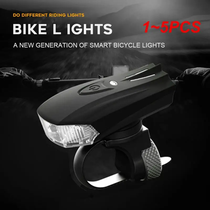 

New Light Warning Lamp Smart Sensing Vibration USB Rechargeable Night Riding Fixed Gear Mountain Bike Headlight