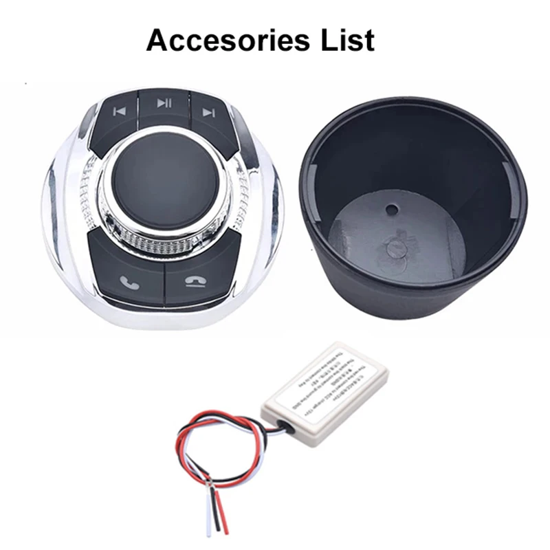 

Universal Wireless Car Steering Wheel Button Switch For Android Auto Radio Multimedia Navigation 8 keys Cup ShapeControl Button