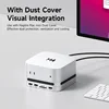 Hagibis USB C Hub with M.2 SSD Enclosure Type-C Docking Station for Mac mini M4/M4 Pro 4K 60Hz USB 3.2 Gen2 SD/TF 4.0 Dock Stand 6
