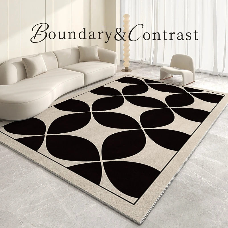 Light Luxury Living Room Decoration Plush Rug Cream Style Rugs for Bedroom Home Fluffy Soft Mat Cloakroom Large Area Carpet 4
