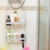 1/2Pcs Hanging Shower Caddy 2 Layers Bathroom Storage Shower Organizer Holder Houseware Supplies Accessory for mugs Shampoo Soap 6