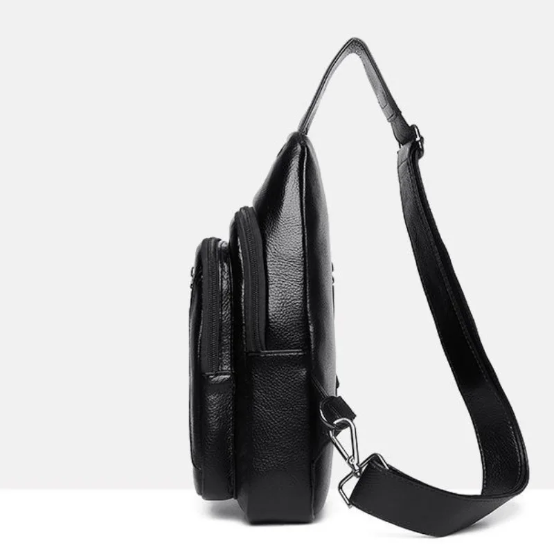 Unisex PU Leather Small Satchel Crossbody Large Capacity 2023 New Super Hot All-Match Soft Leather