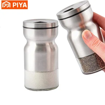 Glass Salt Pepper Set 1