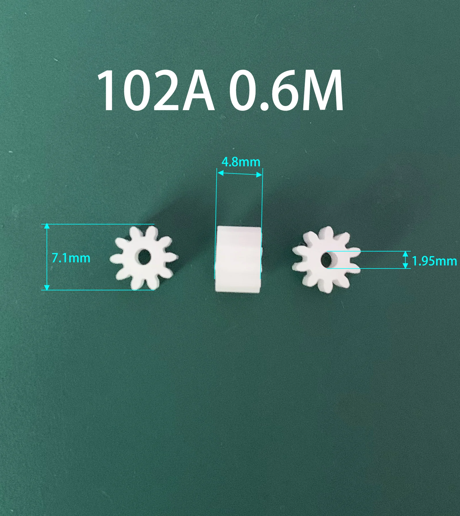 Transmission Gear 10PCS 0.6M Plastic Gears