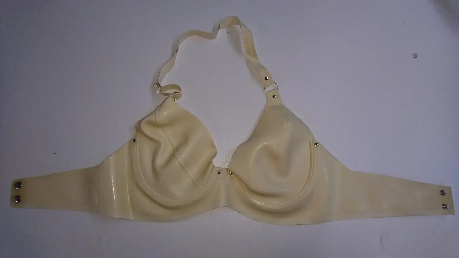 

Latex/Rubber/Fetish/Catsuit/Costume/Masquerade/sexy/party/White bra swimming pool xs-xxl 0.45mm