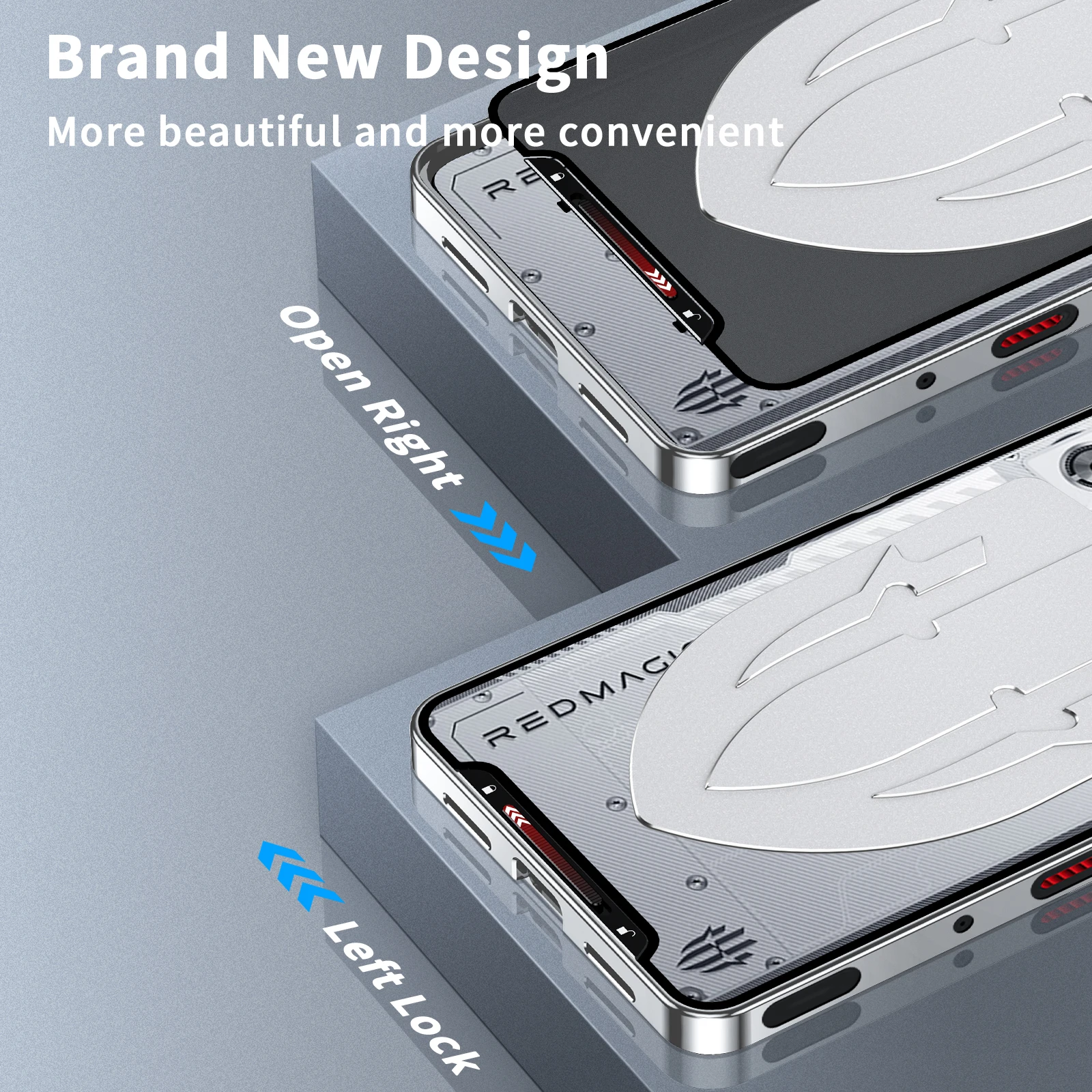 Lightweight Metal Cover For ZTE Nubia Red Magic 9 Pro Case 9 Pro+ Plus Aluminum Alloy Frame Hard Back Built-in Lens Protector