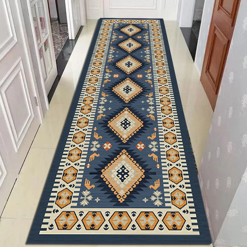 

3D Living Room Carpet Simple Modern Corridor Carpet Long Hallway Area Rug Hotel Mall Entrance Hall Floor Mat Kitchen Aisle Mat