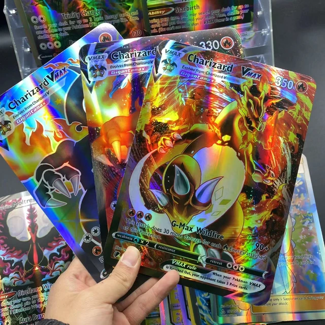 11-55 PCS Pokemon Diamond Shiny Card PVC GX VMAX VSTAR Pikachu Arceus Anime  Rare Collectible Battle Card English Holographic