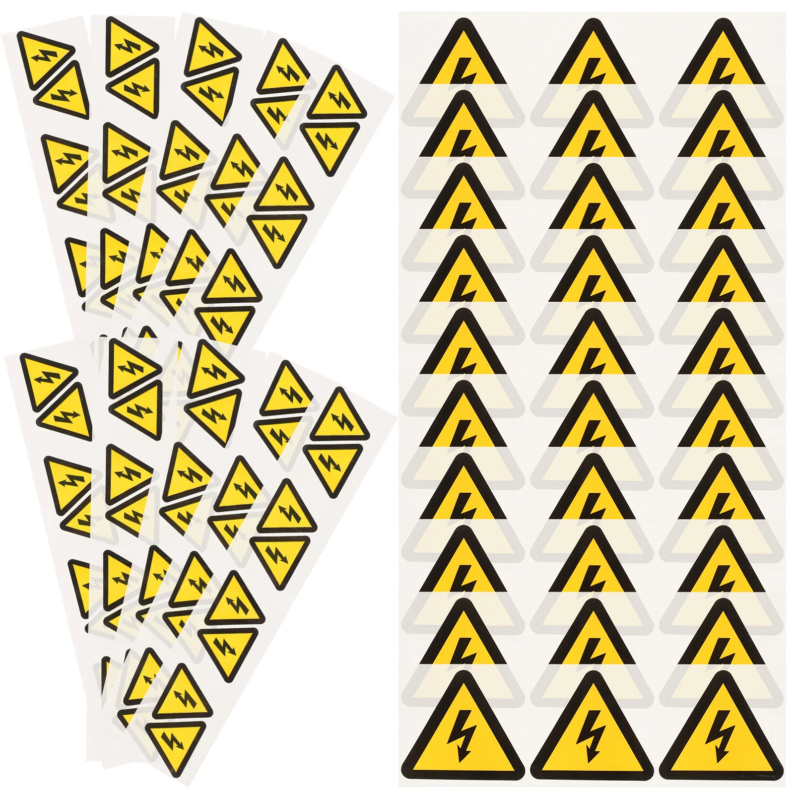 

Tofficu Yellow Tag High Voltage Electrical Shock Hazard Vinyl Label Electric Shock Disconnect Power Before