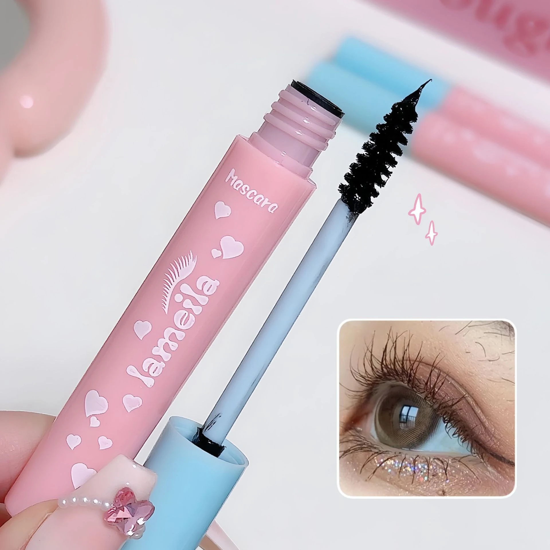 Long-acting Waterproof Mascara For Curled And Extended Eyelashes_voghion.com