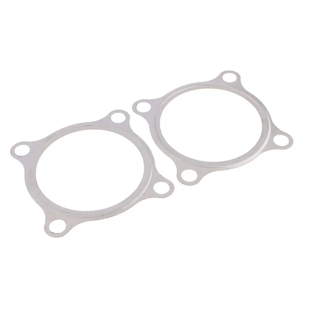 2 Set 4 bolt flange exhaust manifold turbo turbine gasket for universal