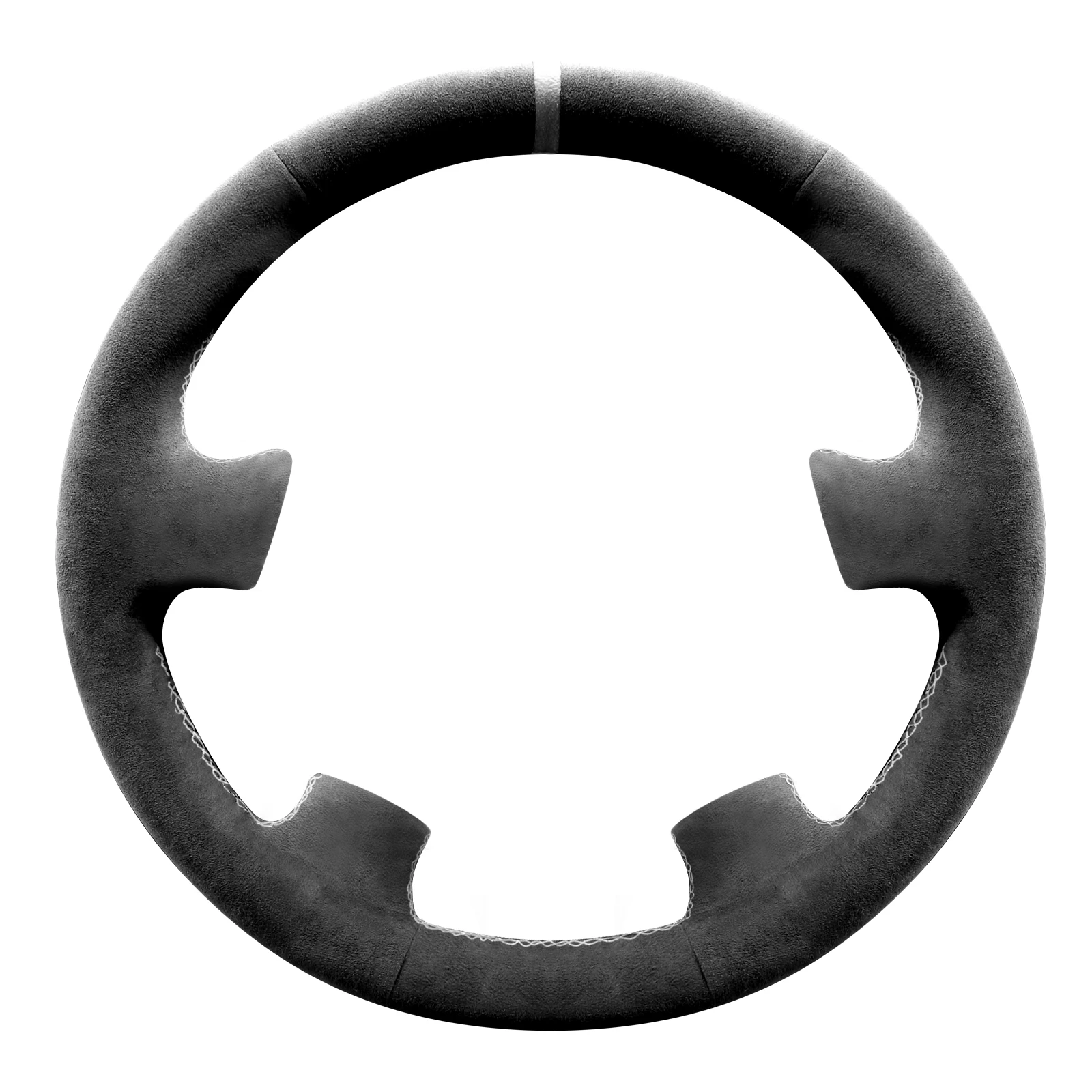 AlfanxiHandStitchSewingItalyAlcantaraCarSteeringWheelCoverforToyotaLandCruiser