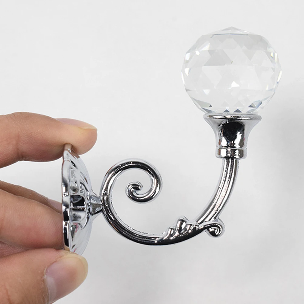 

Metal Hooks Hanging Hooks Modern Mounted Silver Gold Wall Tie Backs 2pcs Curtain Holdbacks Curtain Accessoires